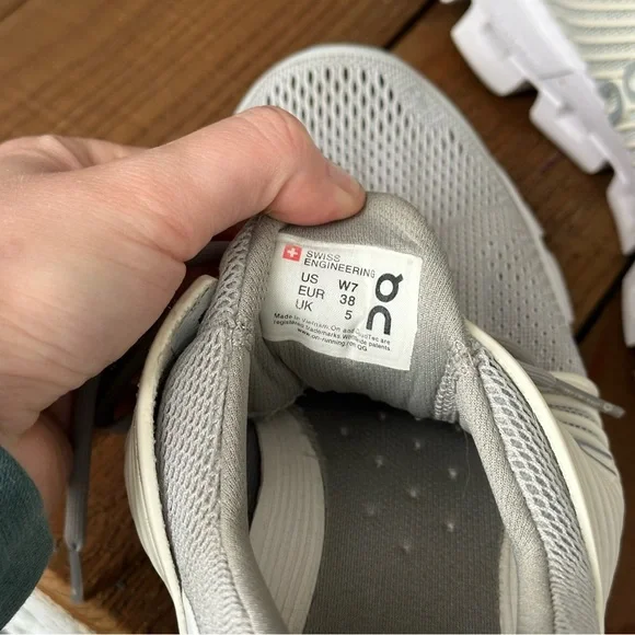 On Cloud Swift Women’s Running Shoe Size 7 Glacier White - Picture 9 of 9